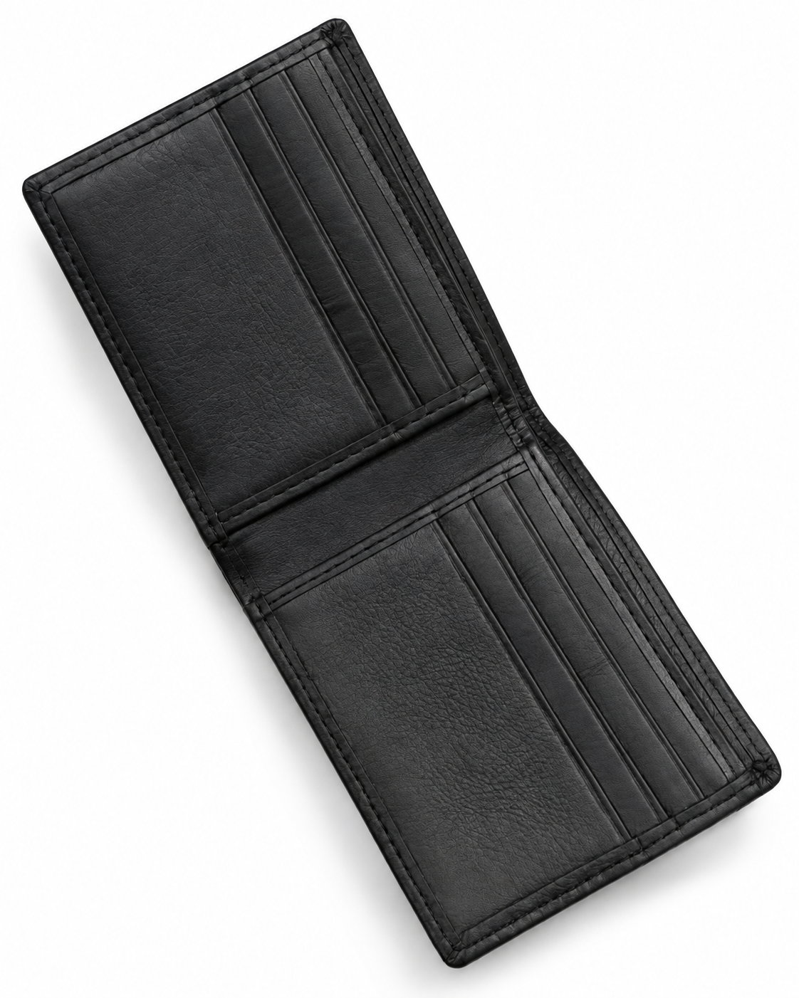BLACK NIGHT Men's Irish Leather Card Holder | Embossed Design