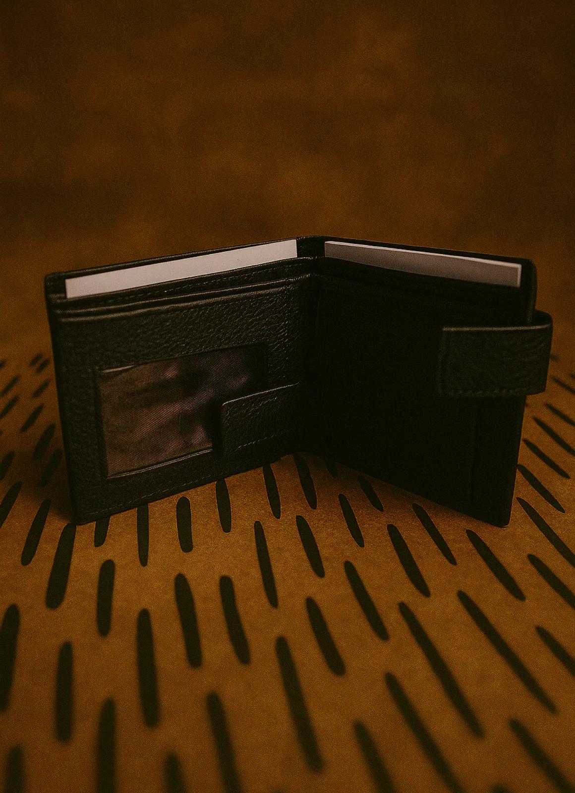 DUBLIN REGENT Men’s Premium Leather Loop Wallet – Slim RFID Bifold Product Description: