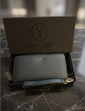 BLUE OPAL Leather  Women Zip-Around Wallet | Premium Saffiano Clutch